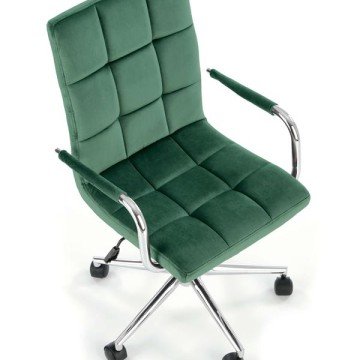 Фото2.Кресло Halmar GONZO 4 Зеленый velvet